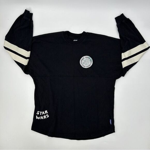 Star Wars The Mandalorian "Choose Your Path" Oversized Spirit Jersey Black Small - Picture 2 of 12